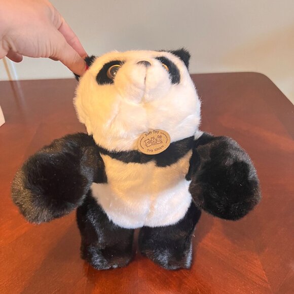 Soft Toy Club Panda Bear Plush Black & White Stuffed Animal 13" Cuddly Collectib - Picture 4 of 8